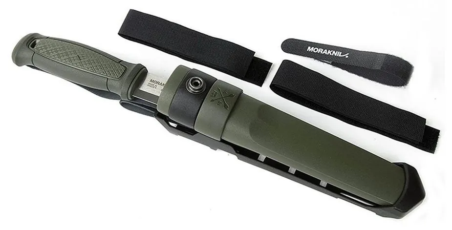 Нож Morakniv Kansbol, с мультикреплением, зелёный