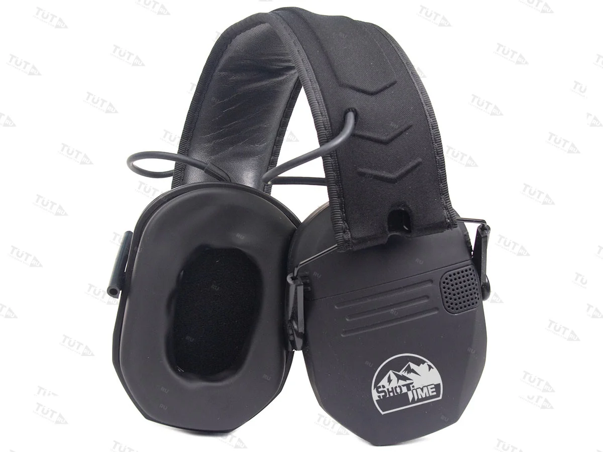 Наушники активные ShotTime 25, NRR 23dB, чёрные
