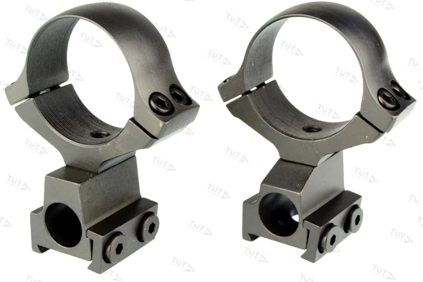 Кольца раздельные KOZAP CZ527 D30мм с окном визира BH14.8 (No.19*) низкие