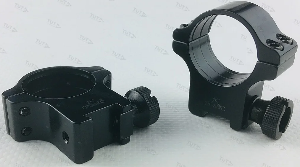 Кольца Rusan быстросъемные Prism 11мм на 25,4мм H12 на винтах (011-11-25,4-12-M)