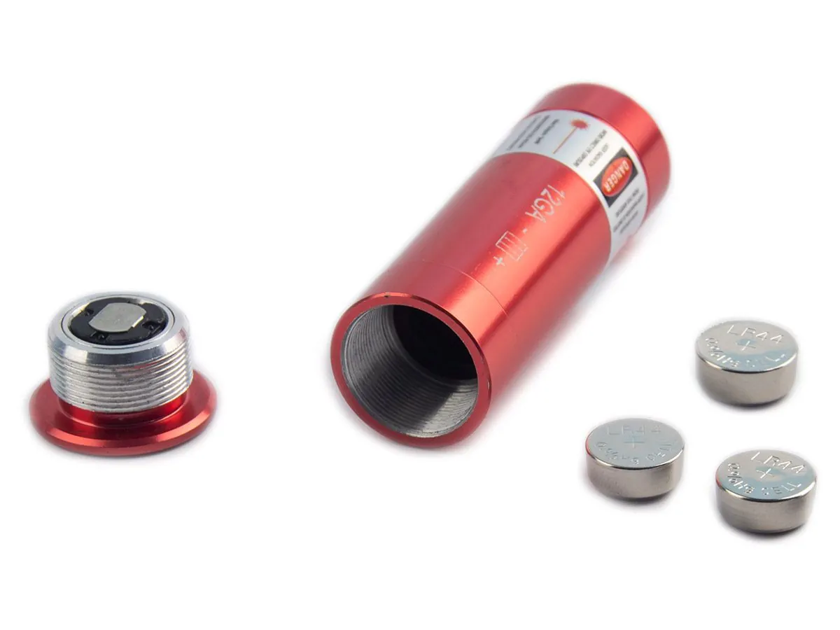 Лазерный патрон ShotTime ColdShot 12х60, кнопка вкл/выкл, красный