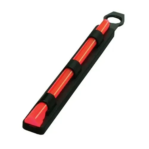 HiViz мушка FlashPoint для гладк.ружей, набор 8 волокон (красн.+желт.) + планка и винты