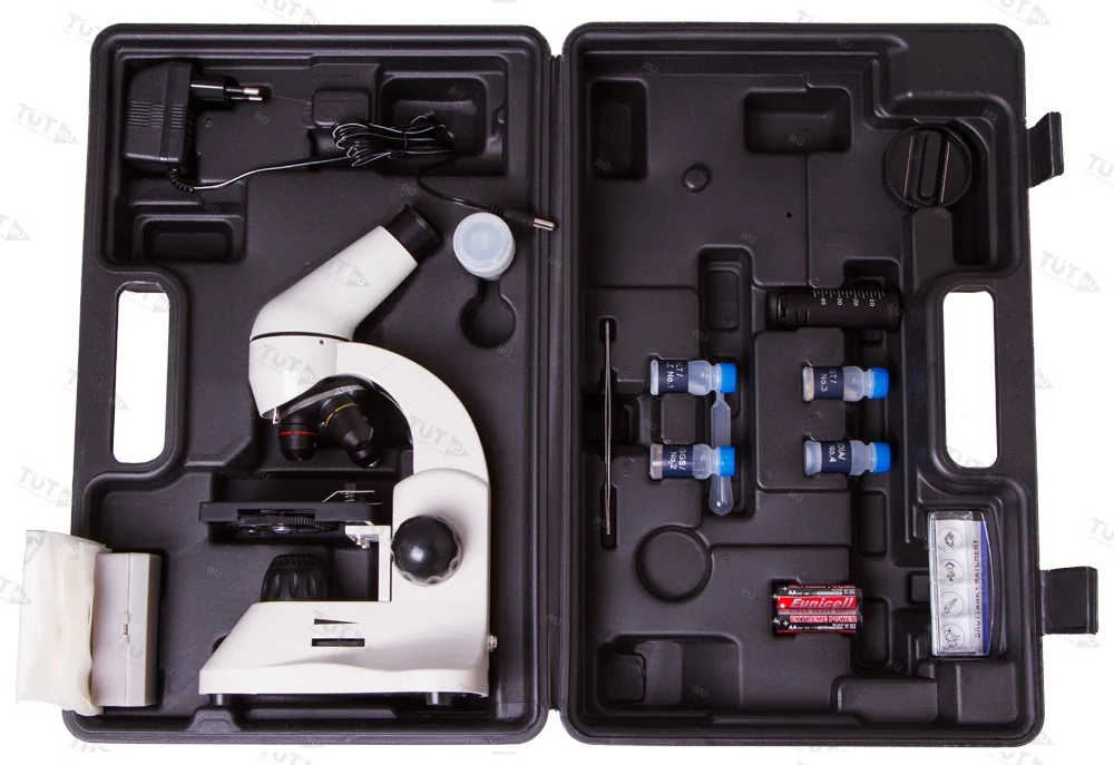 Микроскоп Levenhuk Rainbow 50L (Лазурь)