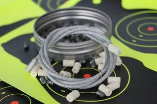 Шомпол гибкий ЧИСТОGUN для нарезных кал. от. 22 (5,6мм.), адаптер под ерши/насадки США, дюраль, резь