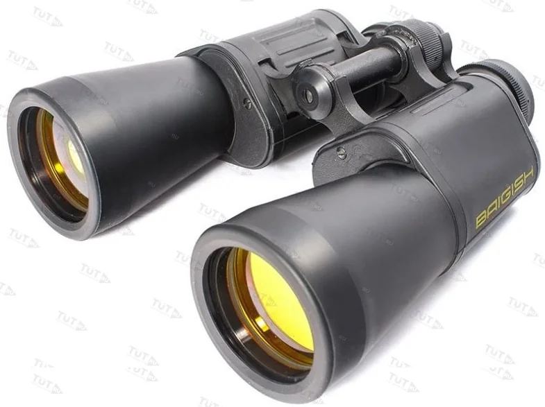 Бинокль БПЦ3 12x45М (обрезиненный корпус, рубиновое покрытие линз)