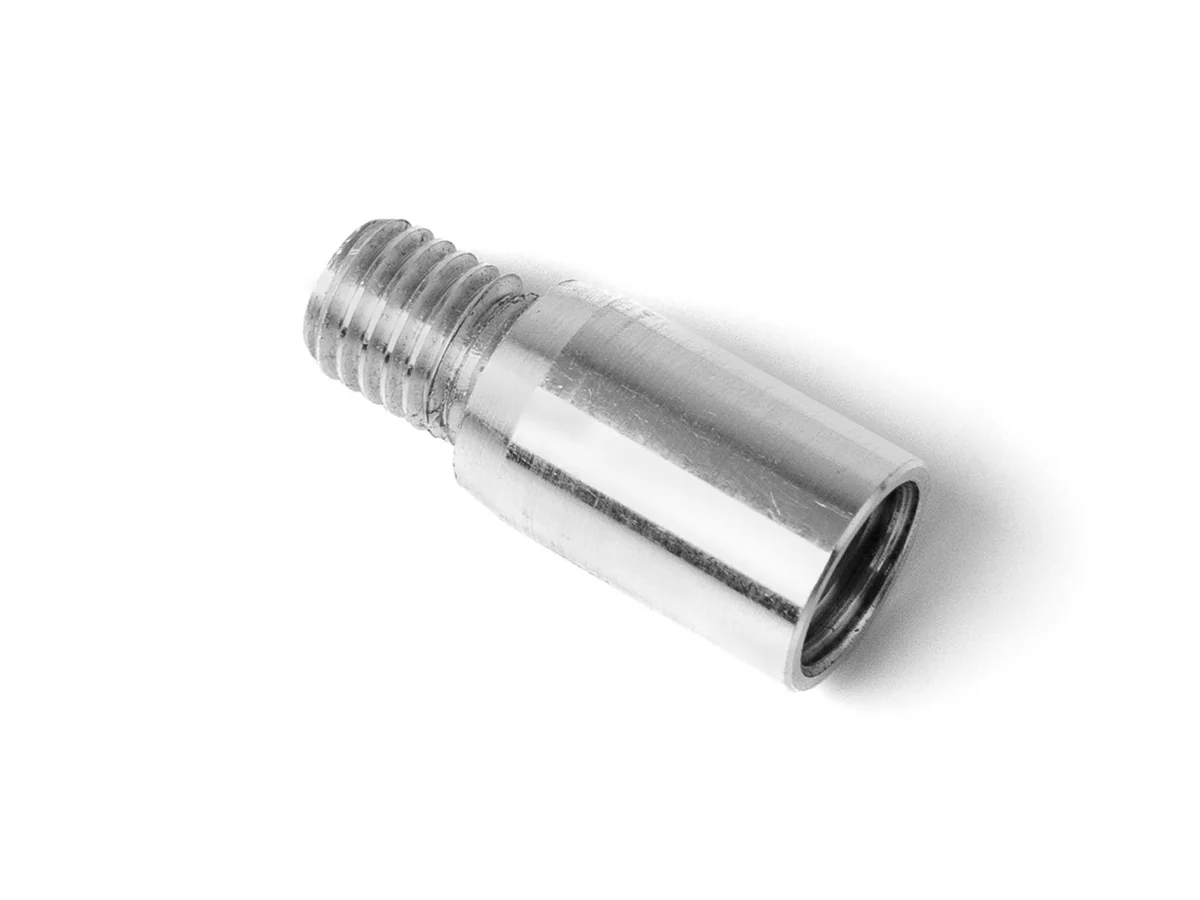 Переходник ЧИСТОGUN - дюраль, папа/мама, резьба M7 на 5/16х27 к шомполам РФ и СССР, под ерши/насадки