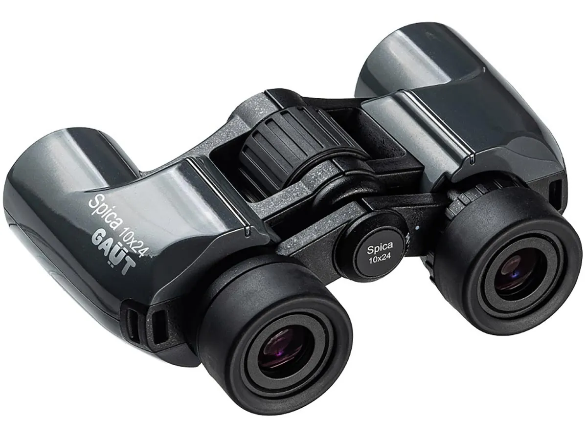 Бинокль Gaut Spica 10X24, Porro-Призмы Bak4, Цвет - Серый, 377Г
