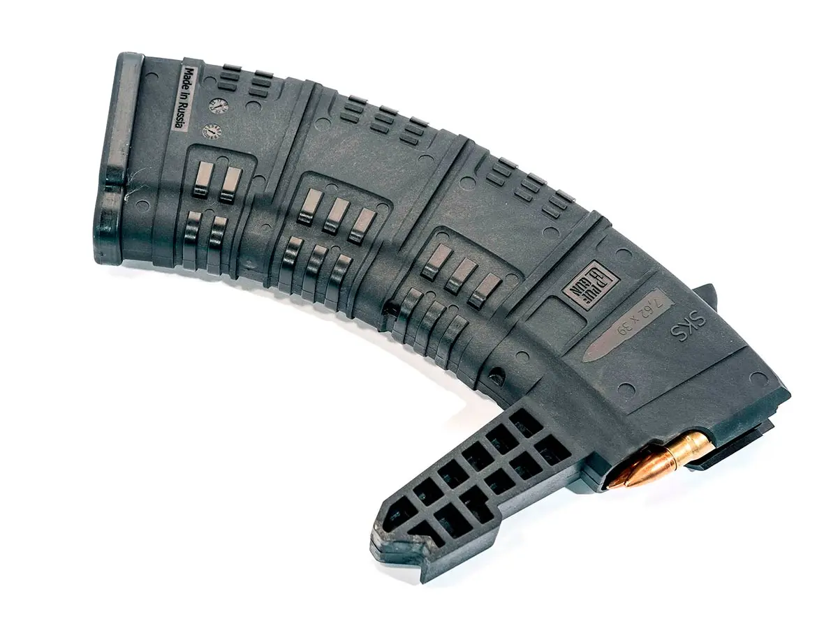 Магазин Pufgun На Скс, 7,62Х39, 30 Патронов, Полимер, Черный, Возможность Укорочения, 230 Гр