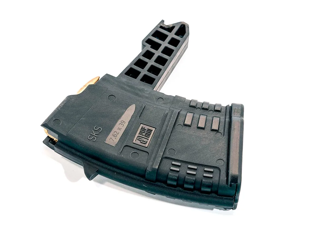 Магазин Pufgun На Скс, 7,62Х39, 10 Патронов, Полимер, Черный, Возможность Укорочения, 135 Гр