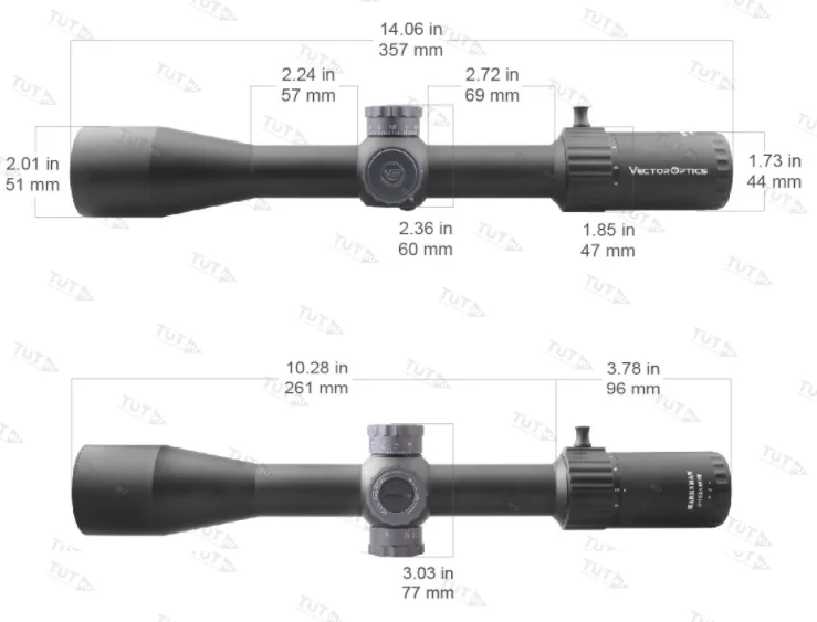 Прицел Vector Optics Marksman 4-16x44 FFP (сетка VPA-MF)