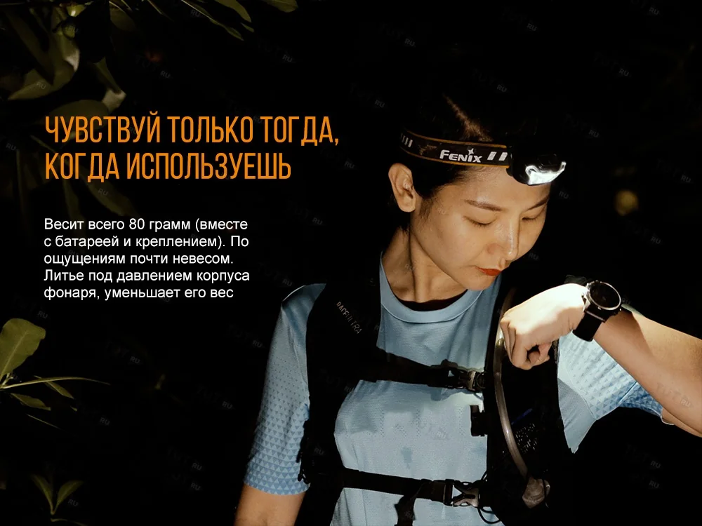Налобный фонарь Fenix HL18R чёрный