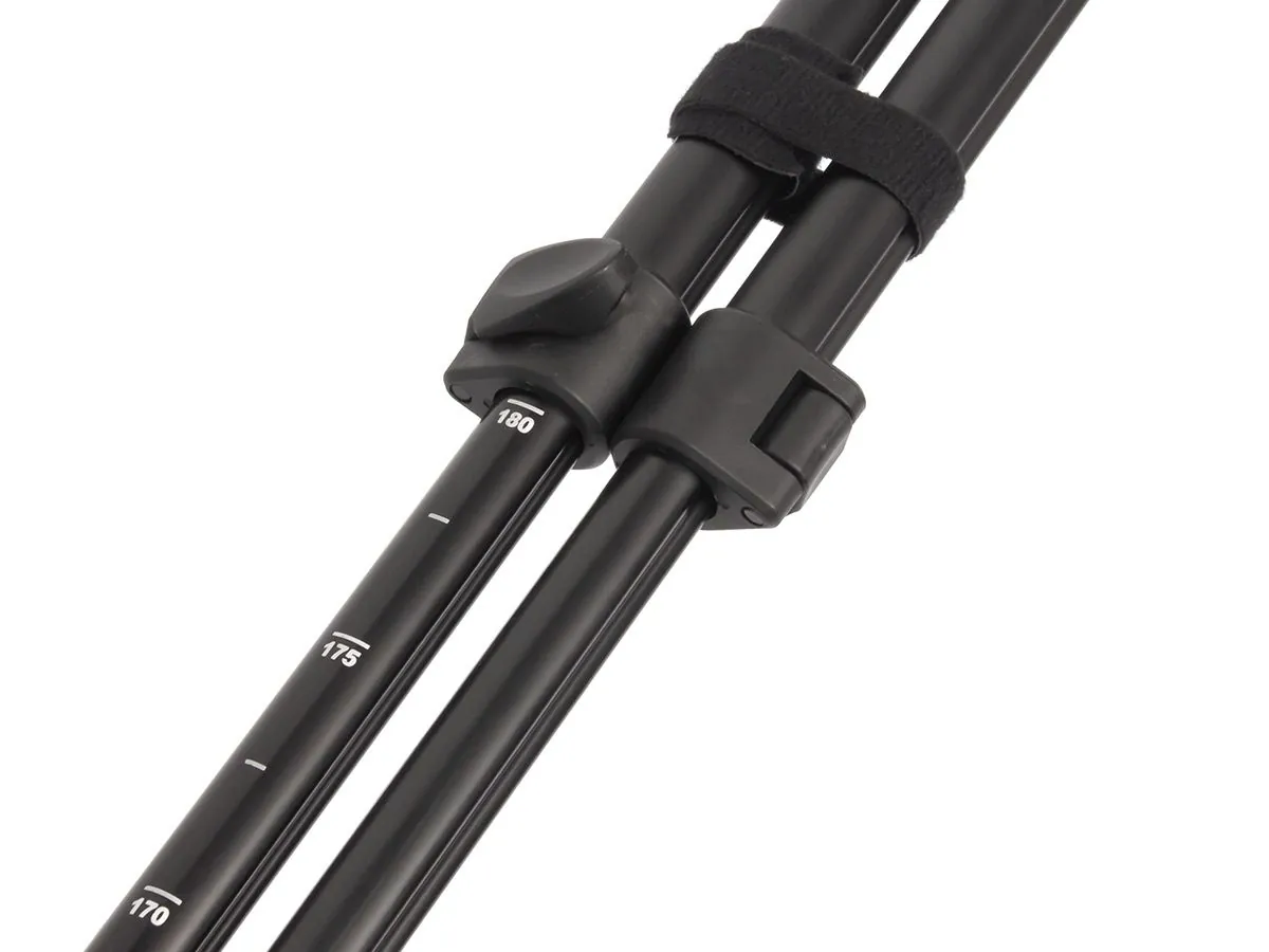 Опора ShotTime, бипод, 103-180см, V-образный упор 360, чёрная, 600г