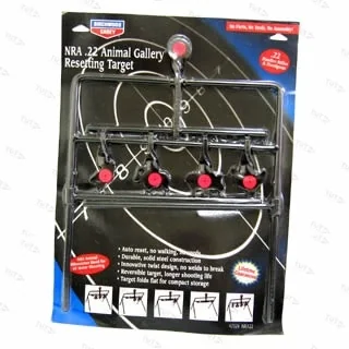 Мишень сбрасываемая (тир) Birchwood ANIMAL GALLERY RESETTING TARGET