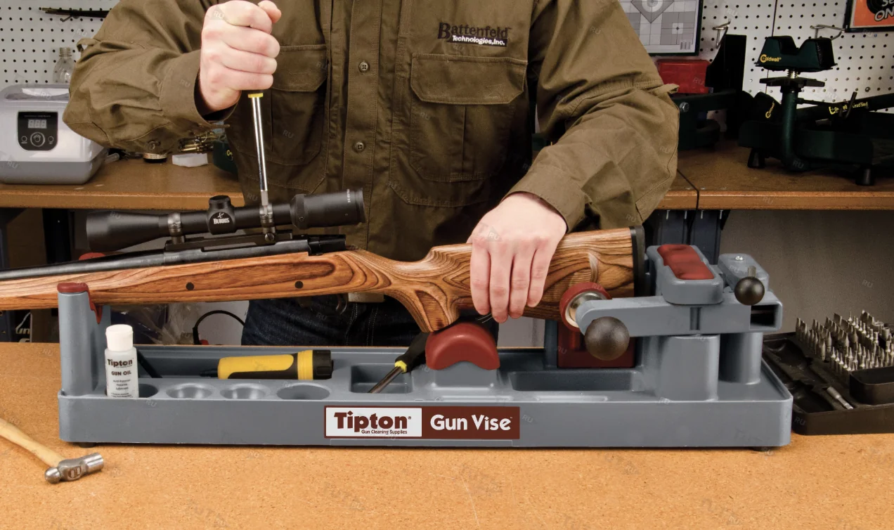 Станок универсальный  для чистки оружия Tipton Gun Vise