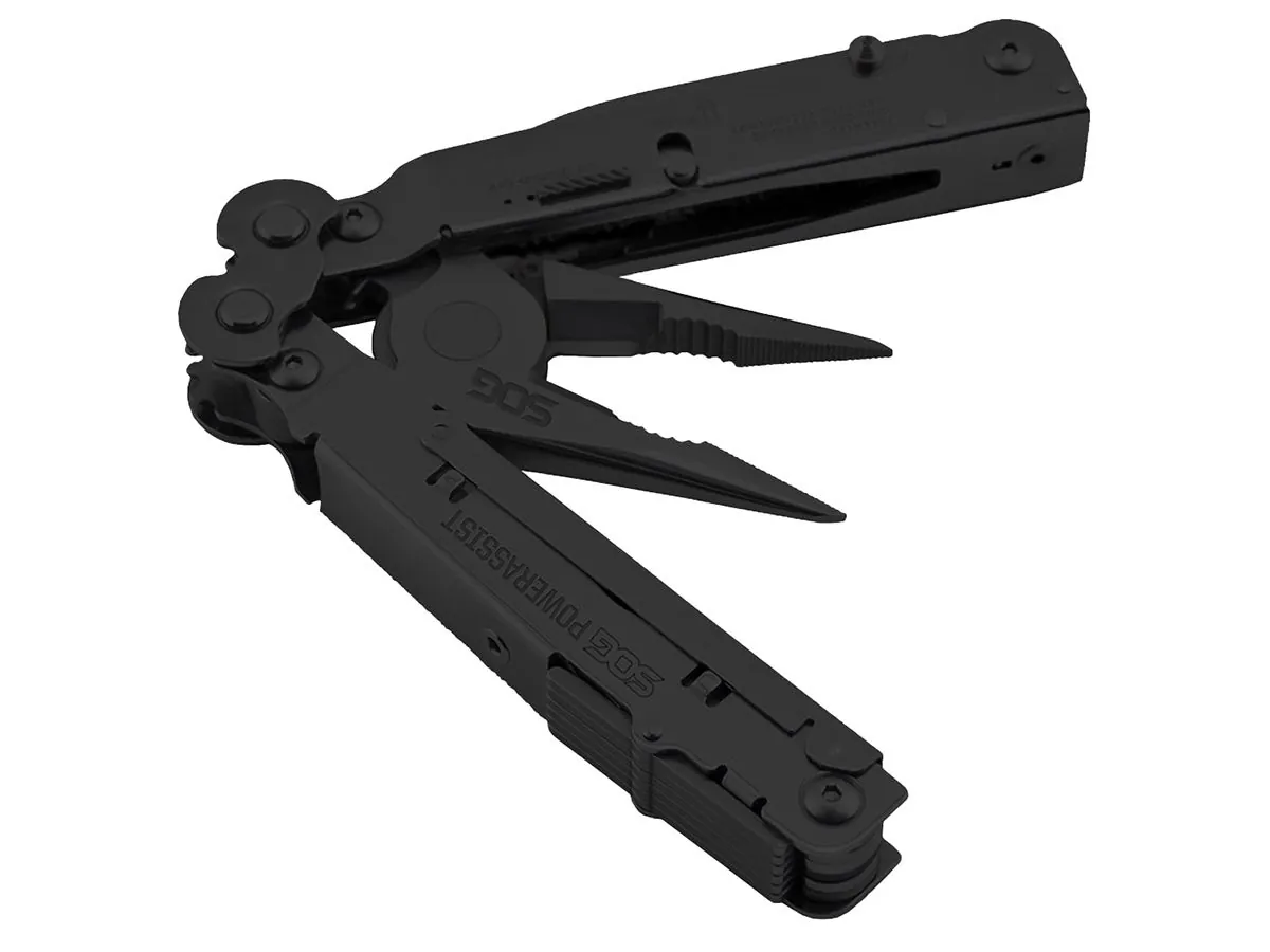 Мультиинструмент SOG PowerAssist Black, нейлоновый чехол