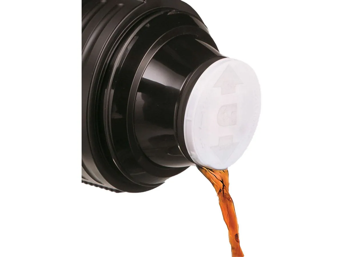 Термос для напитков THERMOS NCD-1000 BK 1.0L, складная ручка, чёрный