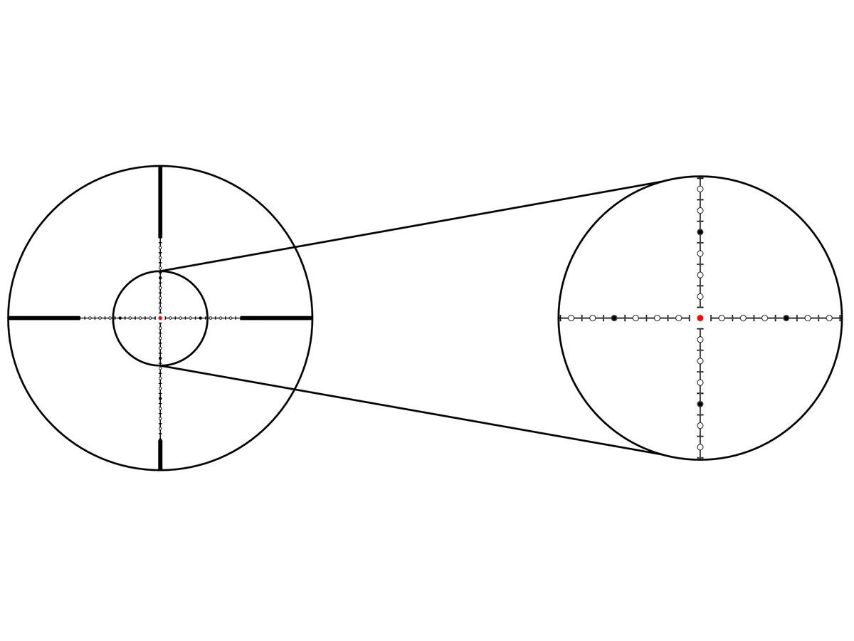 Прицел Gaut Nephrite 6-24x50 SF, сетка 61 (Half MD)