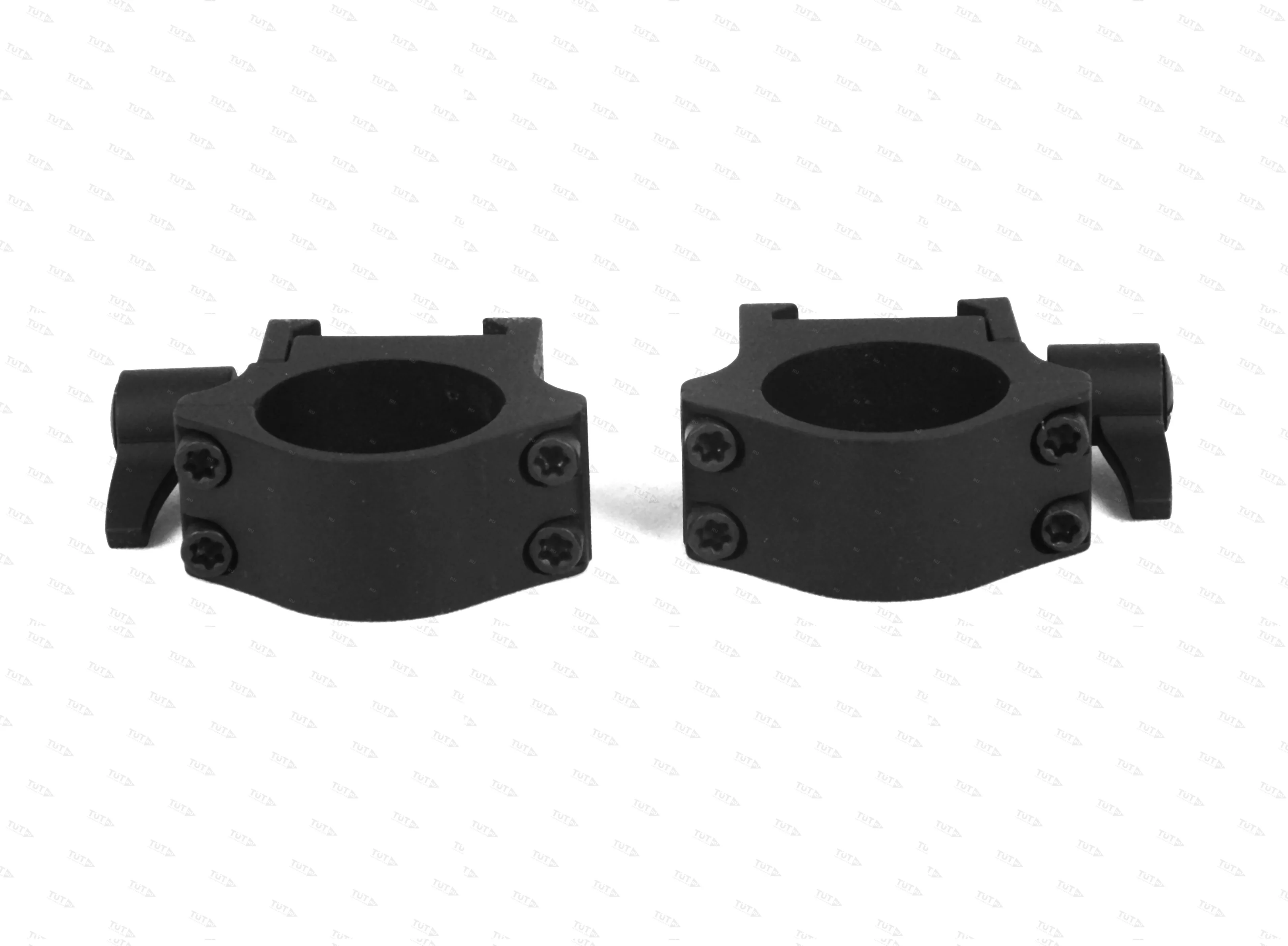 Кольца быстросъемные Hawke стальные на 25.4 мм низкие рычажные