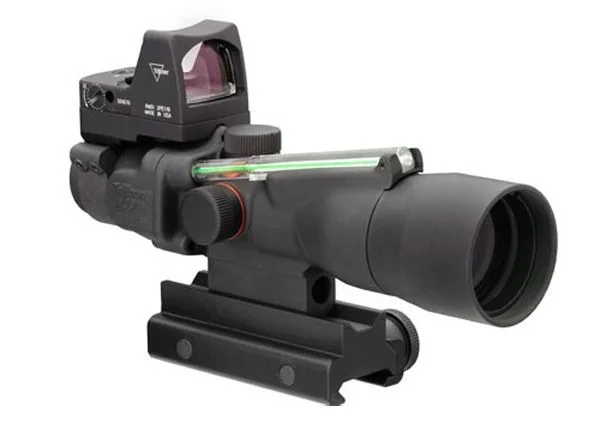 Прицел TRIJICON ACOG 3x30 Scope, 3.25 MOA RMR Sight, TA60 Flattop Mount Dual Ill. Green Horseshoe/Do