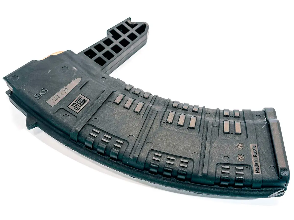 Магазин Pufgun На Скс, 7,62Х39, 30 Патронов, Полимер, Черный, Возможность Укорочения, 230 Гр