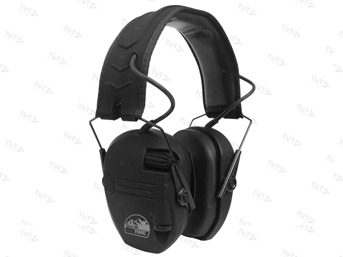 Наушники активные ShotTime 25, NRR 23dB, чёрные