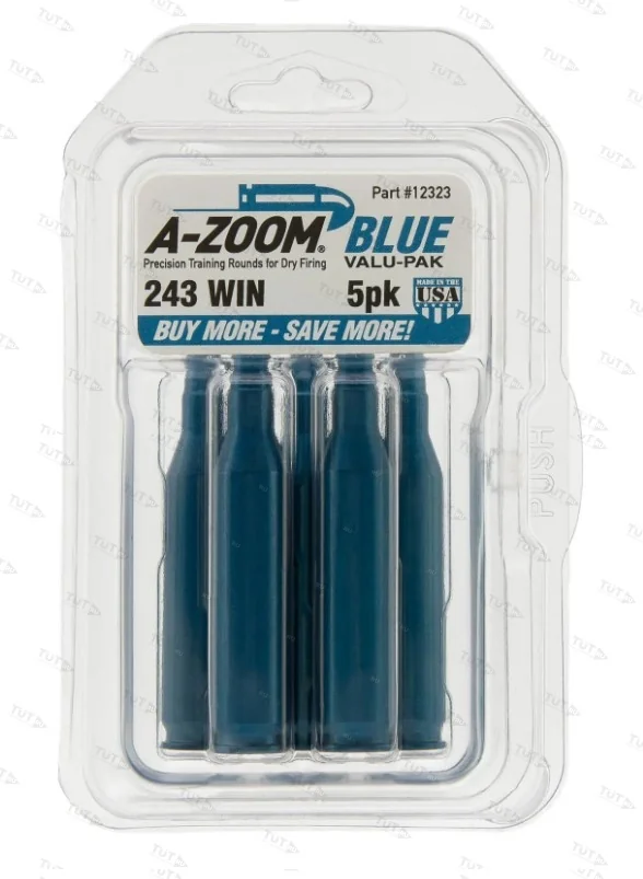 Фальш-патроны Lyman A-Zoom .243 синий, 5 штук