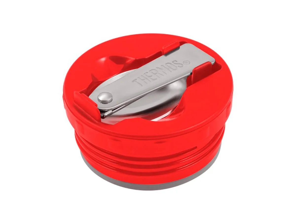 Термос для еды THERMOS KING SK-3000 RCMB 0,47L, складная ложка, чёрный