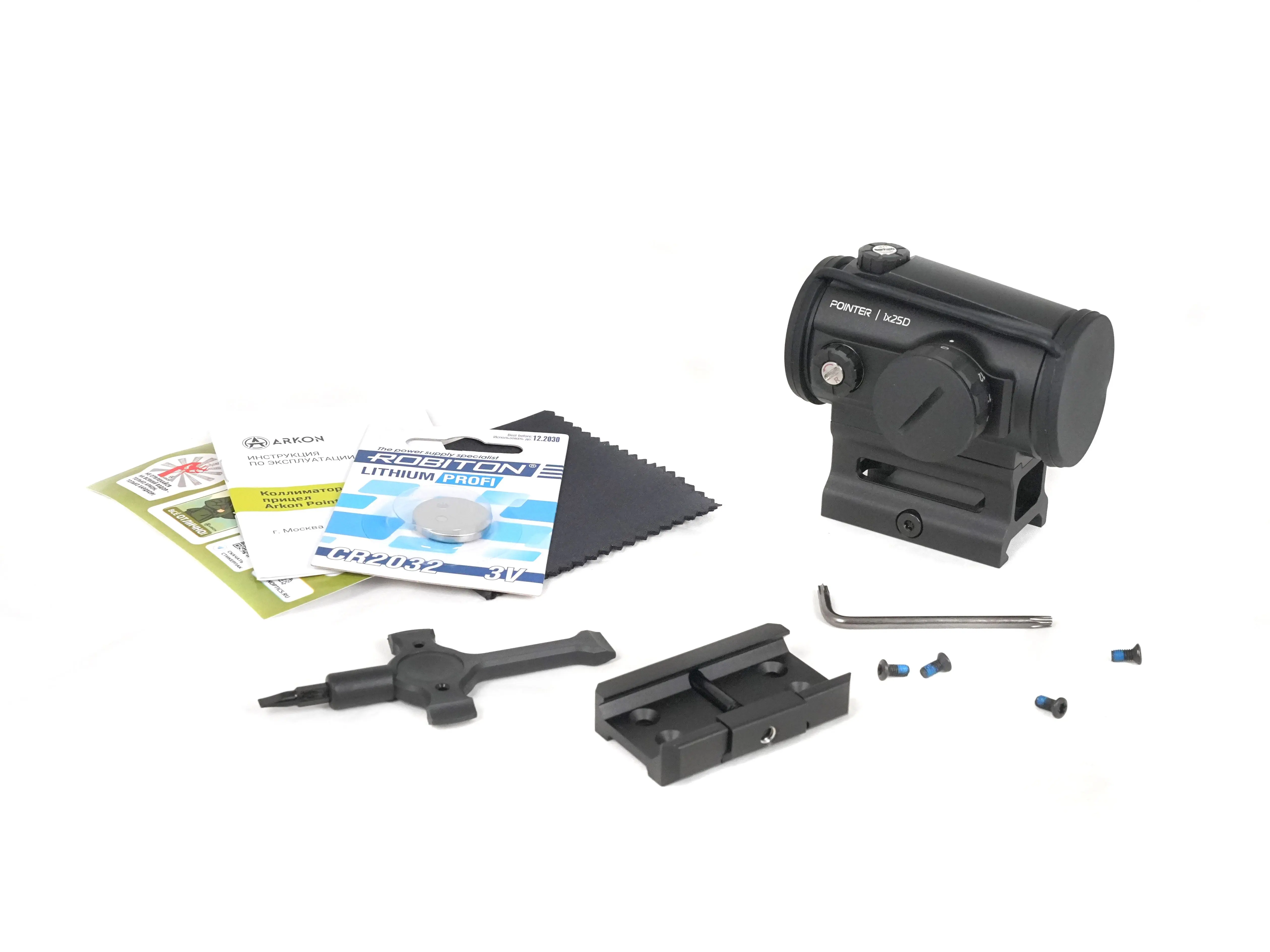 Коллиматорный прицел ARKON Pointer 1x25D / Аркон Поинтер 1 25 Д