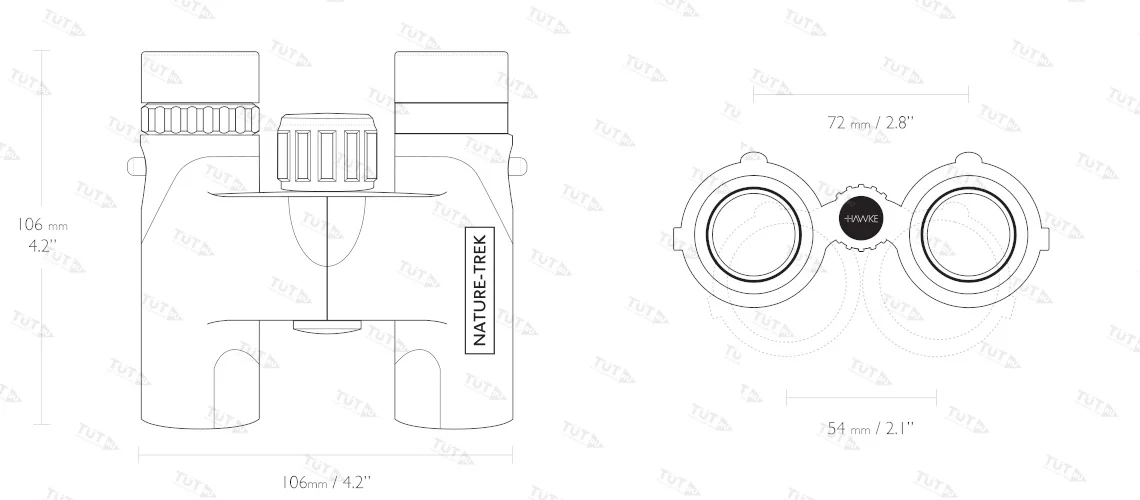 Бинокль Hawke Nature Trek 8x25