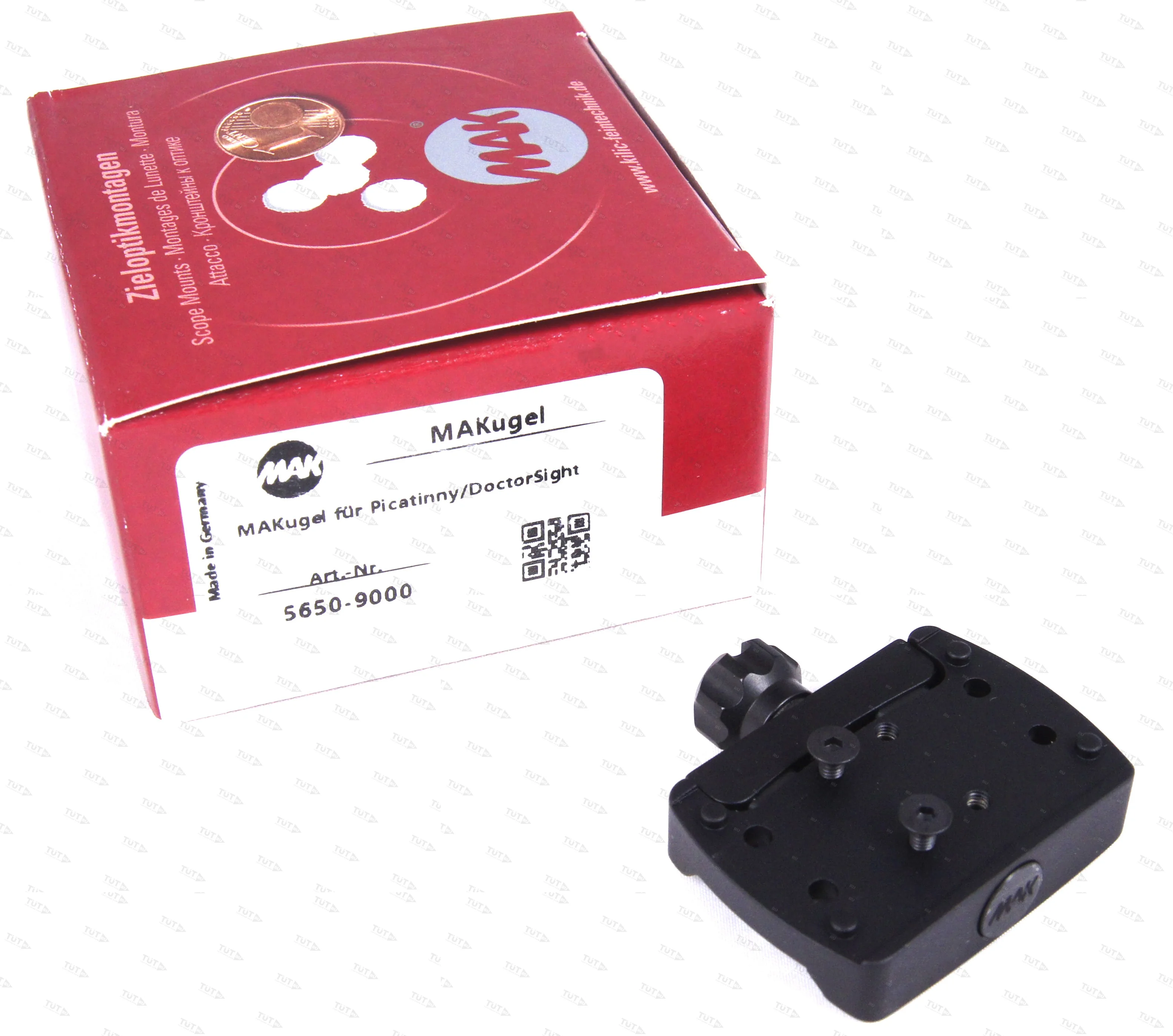 MAK 5650-9000 крепление адаптер MAKugel для установки Docter Sight на Weaver/picatinny