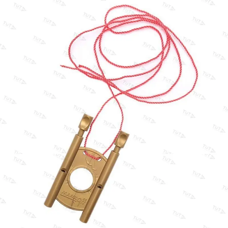 Манок на рябчика пластиковый Mankoff, двойной (золотой)