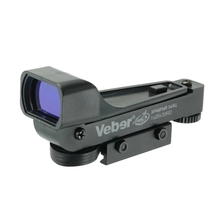 Прицел коллиматорный Veber Храбрый Заяц 1x20x30 RD Weaver (28683)