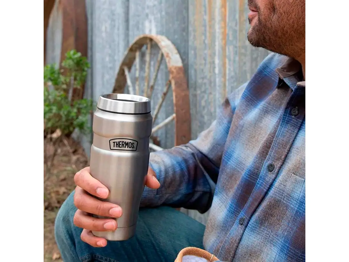 Термос для напитков (термокружка) THERMOS SK-1005 MS 0.47L, стальной