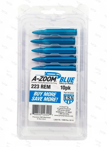 Фальш-патроны Lyman A-Zoom .223 синий, 10 штук