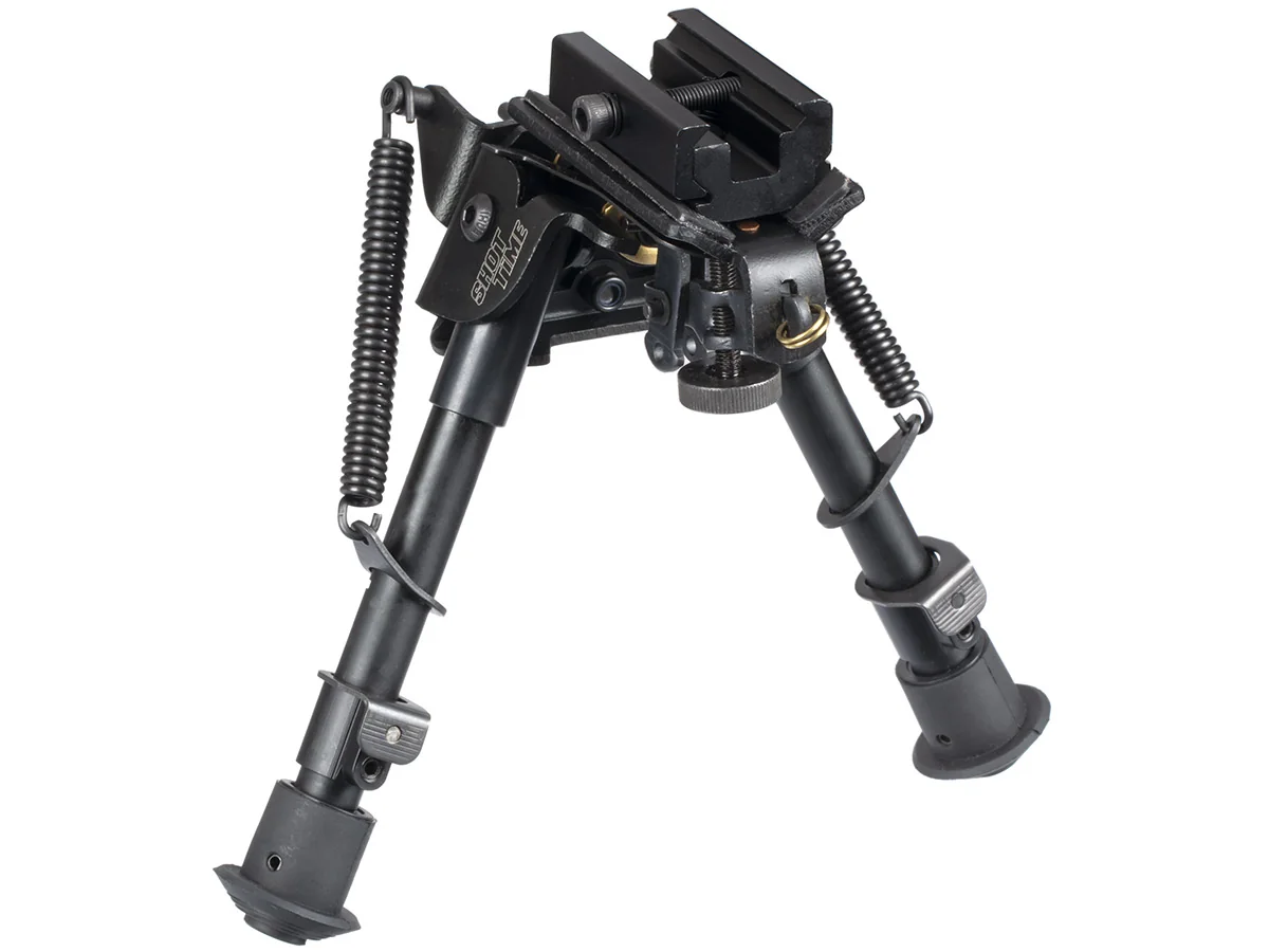 Сошки ShotTime на антабочный винт с качалкой 5 позиций H=14,7-21,5см