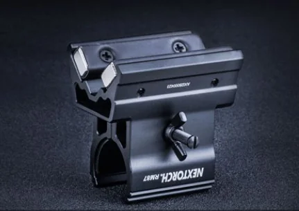 Держатель RM87 подствольный магнитный для фонарей Ø23-26.5мм (регулируемый), алюминий, черный, 118г