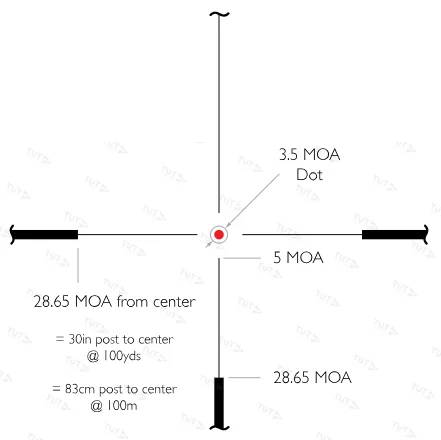Оптический прицел Hawke Vantage WA 30mm 1-4х24 IR (L4a)