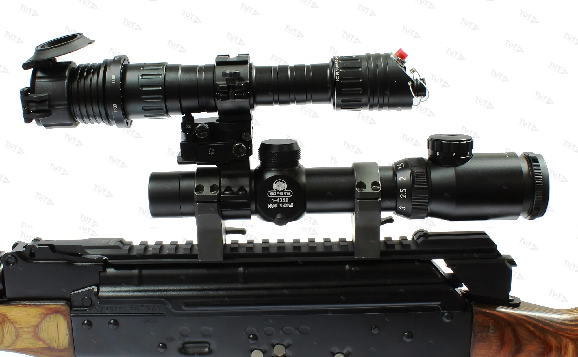 Лазерный фонарь (зеленый) LaserSpeed LS-KS1-G100A 100мВт