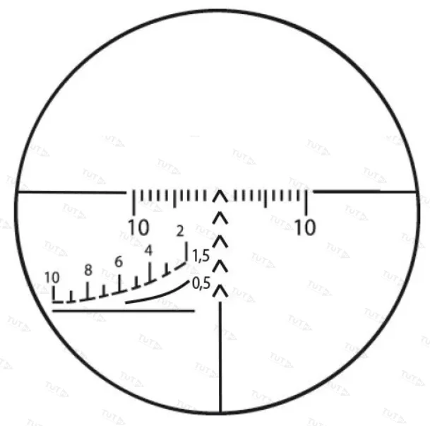 Оптический прицел ПОСП 8x42 Д (Тигр 1,5/1000)