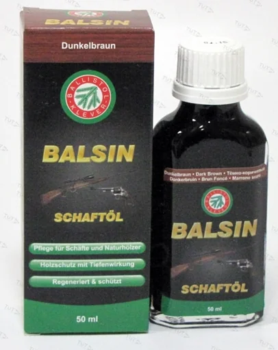 Средство для обработки дерева Ballistol Balsin Schaftol 50мл (коричневое)