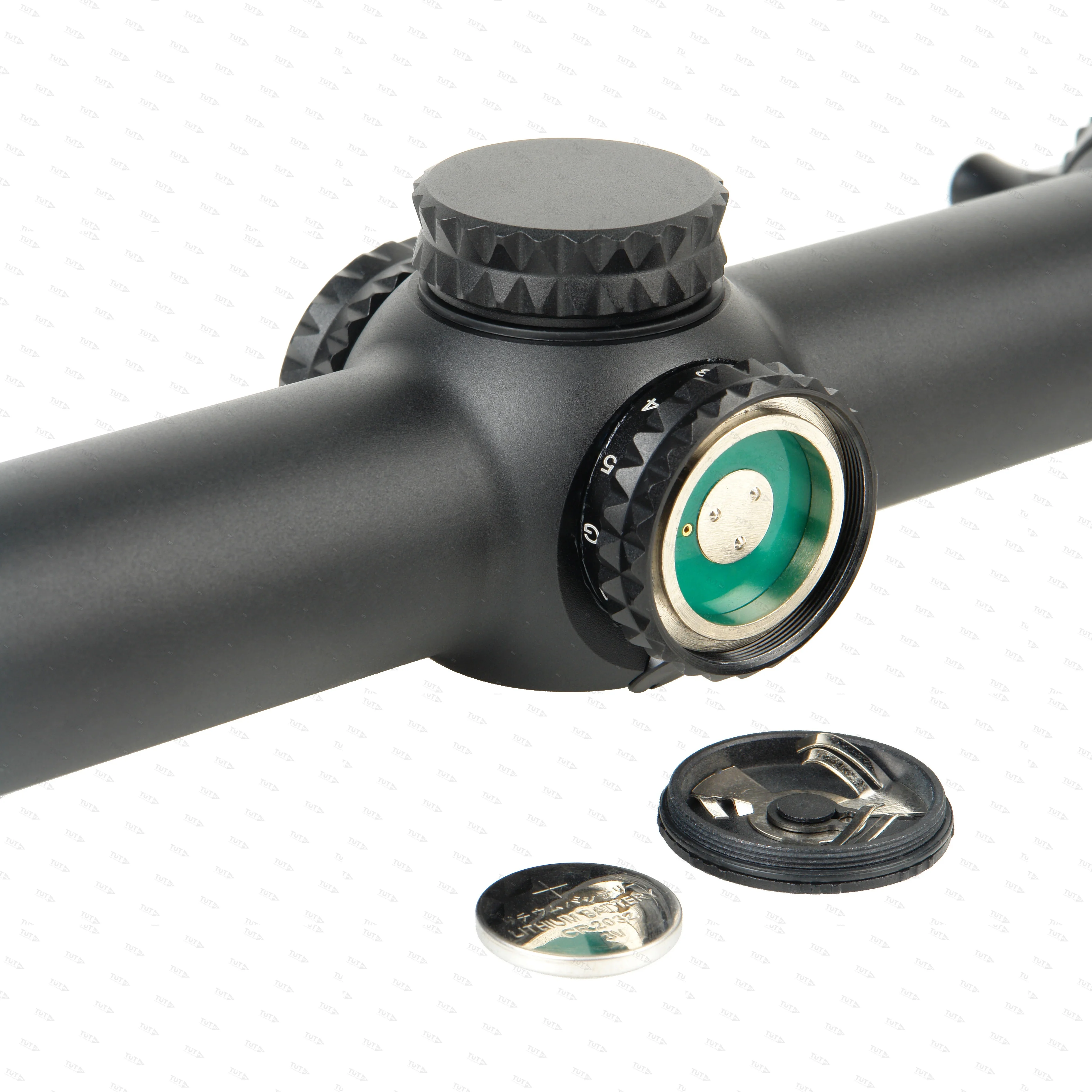 Прицел Veber Wolf 1-6x24 GB (сетка DnD) с подсветкой