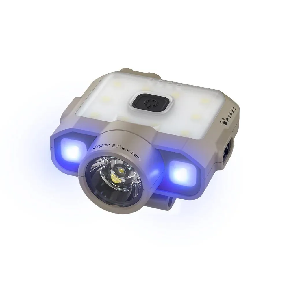 Фонарь налобный Capon 120D UV цв. Tan