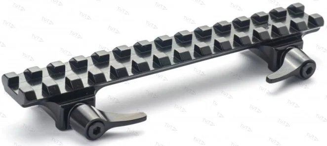 Планка Rusan Picatinny CZ 550,557/600 ZKK быстросъемный, посл.выпуск (medium L=150) 010-14-R