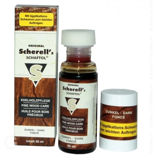 Средство для обработки дерева Scherell Schaftol 50мл (тёмно-коричневое)