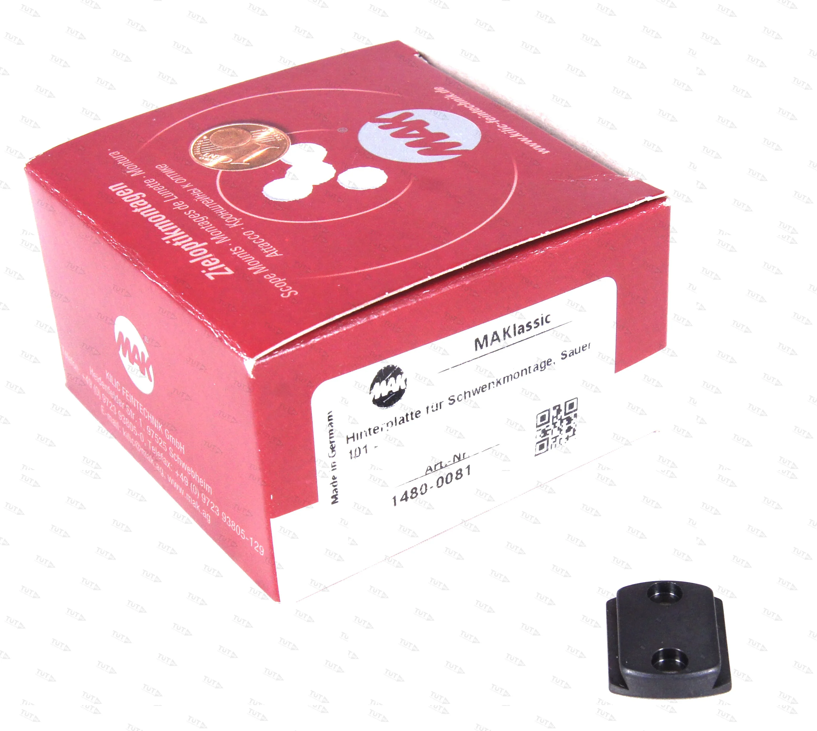 Заднее основание MAK под поворотный кронштейн на карабин Sauer 101