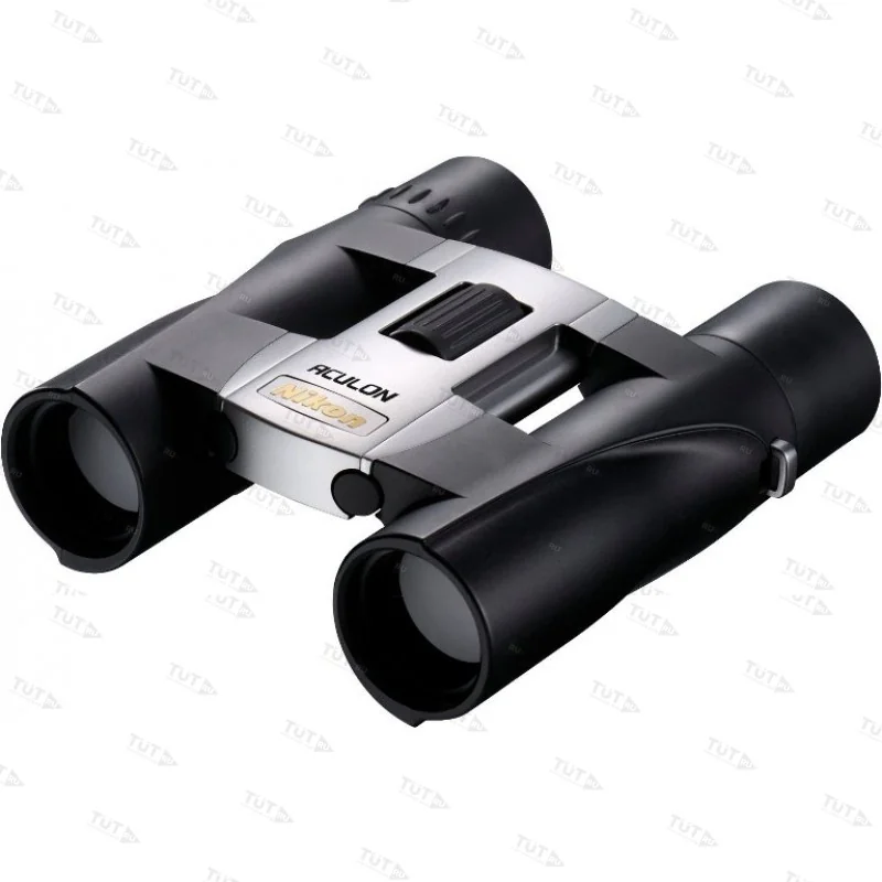 Бинокль Nikon Aculon А30 10x25 серебристый