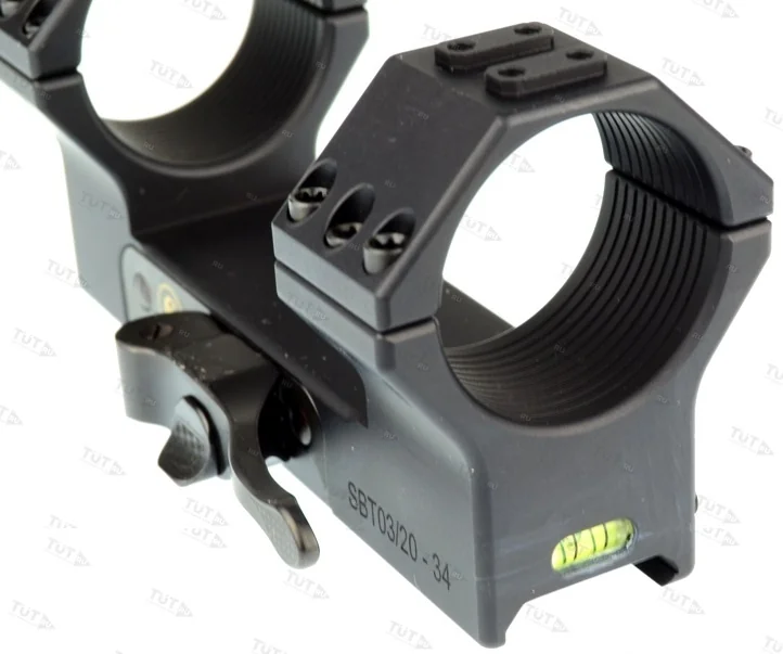Быстросъемный моноблок Contessa Tactical, кольца 30 мм, BH = 19 мм, на Picatinny, 20 MOA (SBT02/20)