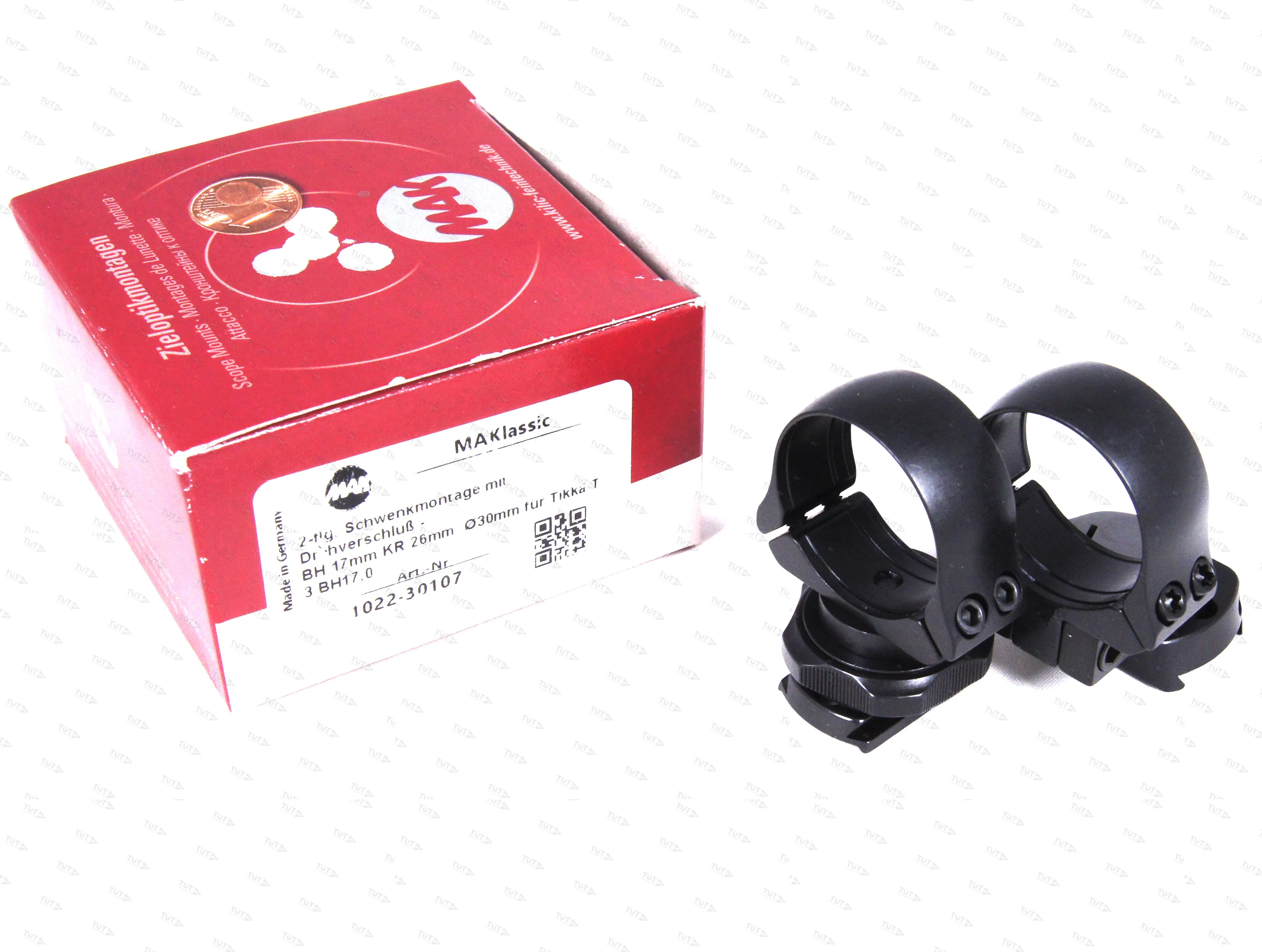 Поворотный кронштейн MAK на Tikka T3 кольца 30мм 1022-30107