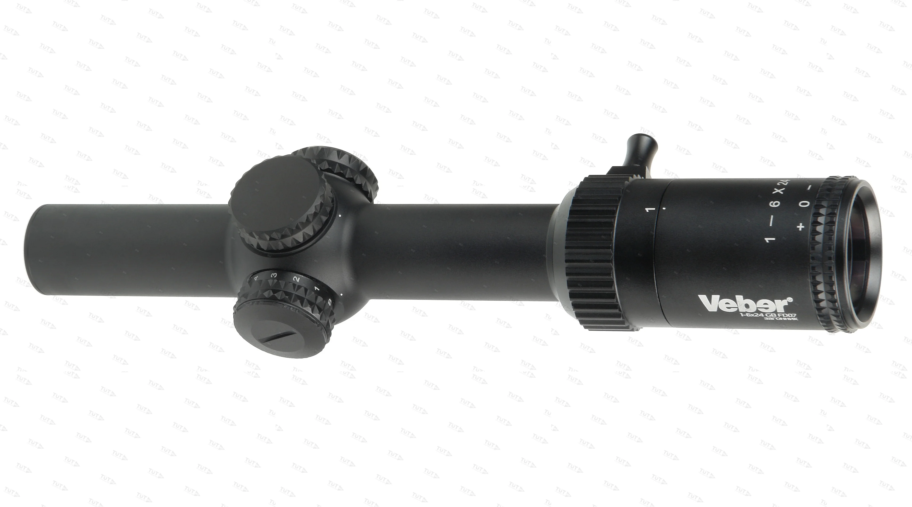 Прицел Veber Wolf 1-6x24 GB (сетка DnD) с подсветкой