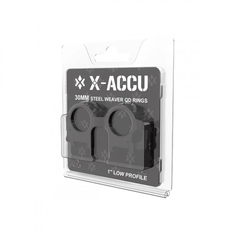 Кольца Vector Optics Low Profile QD, быстросъёмные, 30мм, на Weaver, сталь
